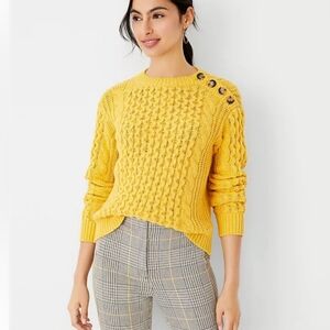 Ann Taylor yellow sweater